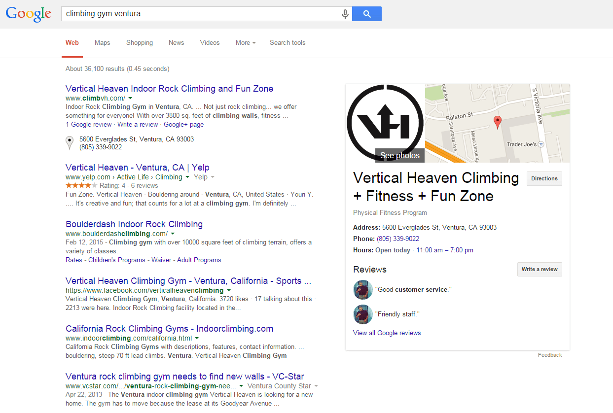 Local Search With Richer Results