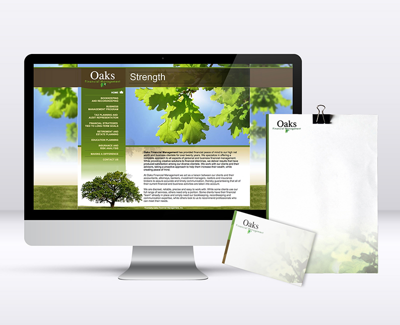 Oaks Financial Management Branding & Design