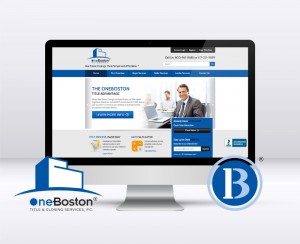 OneBoston Title Website Design by Custom Creatives