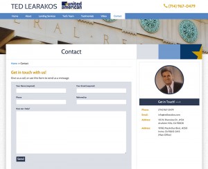 Ted Learakos Contact Page