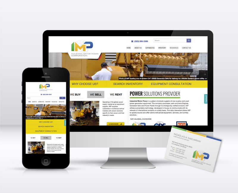 IMP Corporation Website Redesign