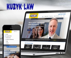 Kuzyk Law - Website Design Portfolio Image 1