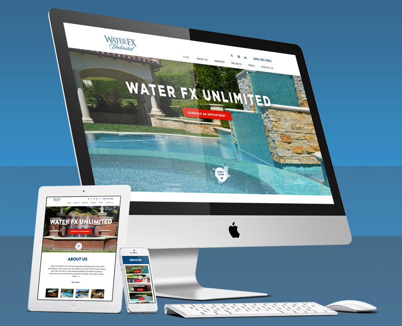 Water FX Responsive Website