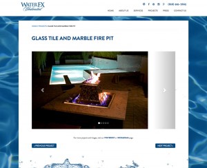 Water FX Webpage Design