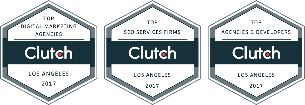 Custom Creatives is a 2017 Leading Los Angeles Agency on Clutch!